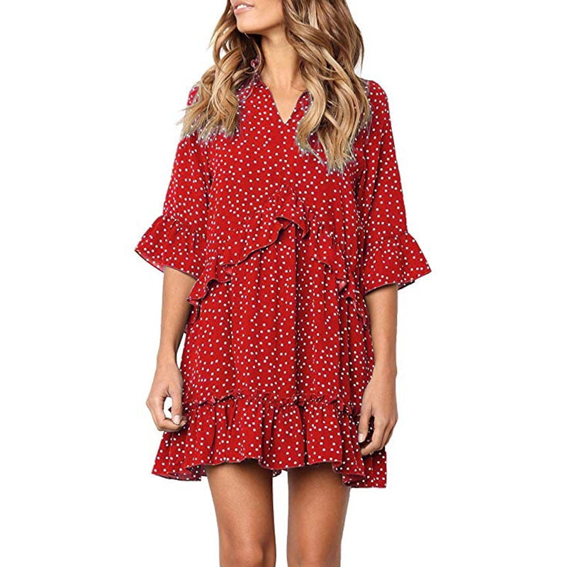 walmart polka dot dress