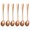 Rose Gold, variant on OIUR 6Pcs Tiny Spoon Set Mini Stainless Steel Spoons for Salt Spice Jars Portable Seasoning Spoon for Powder Spices Sugar Coffee