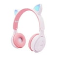 thumbnail image 1 of Auriculares inalámbricos, auriculares plegables Bluetooth con micrófono - Blanco, 1 of 6