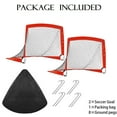 Soccer Goal Kids Soccer Net Set Carry Bag for Games and Training