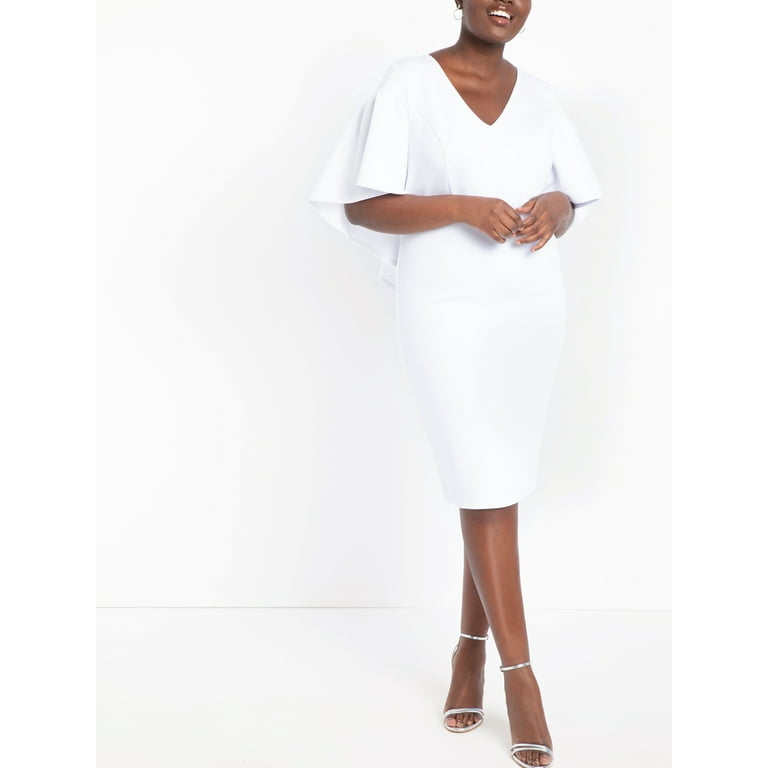 Eloquii cape dress hotsell