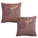 thumbnail image 1 of Funda de almohada de felpa para sala de estar, funda de almohada dorada de doble cara para sofá y dormitorio, 2 uds., 1 of 5