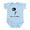 Sky Blue, variant on CafePress - Lawn Mowing Infant Bodysuit - Baby Light Bodysuit, Size Newborn - 24 Months