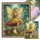 thumbnail image 1 of Hilo Algodón Ecológico Bordado Punto Cruz Con Hada Y Mariposa 11CT 40x50cm, 1 of 9