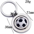 thumbnail image 5 of Football Keychain Rotating Sport Soccer Ball Keychain, 5 of 5