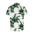 thumbnail image 5 of ZCFZJW Hawaiian Shirts for Men Trendy Summer Short Sleeve Tropical Floral Printed Button Down Graphic Holiday Beach Vacation Tees Tops Multicolor#12 L, 5 of 5