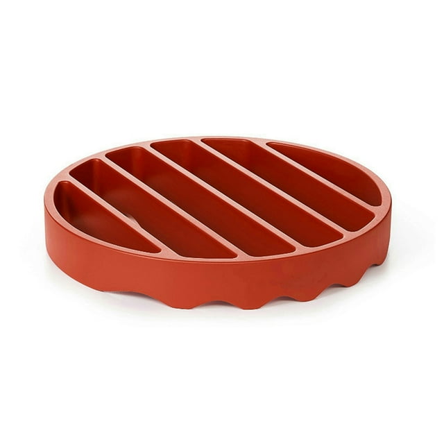 Billuyoard Rejilla para asar Soporte para asar Verde Lavable Utensilios de cocina de silicona Resistencia al calor Barbacoa Gadget de Cocina y Comedor Rojo