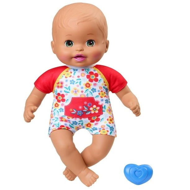 Muñeca Little Mommy Bebita Recién Nacida Chupón Azul Bodega