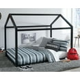 thumbnail image 2 of Signature Design by Ashley Contemporary Flannibrook Full House Bed Frame  Black, 2 of 4