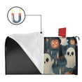 thumbnail image 2 of Halloween Horror Pumpkin Spooky Ghost Mailbox Cover,Magnetic 21x25.5 Inch Mailbox Wrap Waterproof Durable Halloween MailBoxcovers for Yard Farmhouse Decorative, 2 of 4
