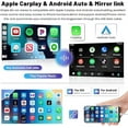 thumbnail image 2 of Podofo 7 in Single Din Car Stereo Radio Wireless Apple CarPlay Android Auto Mirror Link, 2 of 9