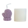 thumbnail image 3 of Molde de adorno de vela perfumada de mitones de Navidad, 3 of 5