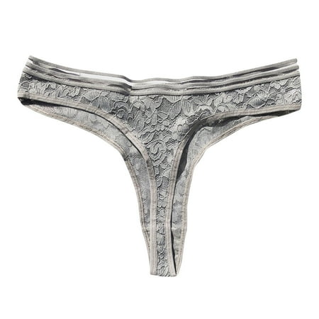 Holiday Lingerie for Women plus Size Lingerie Sexy New Hot Panties For Women Lace Sexy Through Hollow Out Low Waist Lace Thong