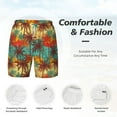 thumbnail image 6 of Picia Colorful Hawaii Palms pattern Mens Swim Trunks with Compression Liner Stretch Beach Shorts Quick Dry with Zipper Pockets No-Chafing Board Shorts-XX-Large, 6 of 9