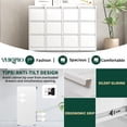 thumbnail image 6 of IKIMI 3 Drawer Vertical File Cabinet with Lock, Metal Office Storage Cabinet for A4/Letter/Legal Size, White, 6 of 7