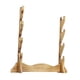thumbnail image 5 of Soporte de madera para espada medieval, soporte de pared para espada samurái, soporte de exhibición para katanas 4 niveles, 5 of 9