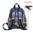 thumbnail image 5 of FORMRS Kids School Backpack with Front Zippered Pocket 12" Student Travel Daypack, Puprle Ethereal Floral Harmony, 5 of 6