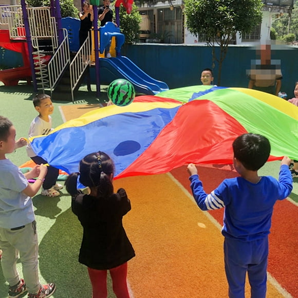 Rainbow Umbrella Parachute Kids Rainbow Umbrella Parachute Rainbow Parachute Toy Cooperative Tent Game