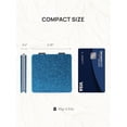 thumbnail image 3 of Compact Mirror, Glitter PU 1X/3X Magnification, Ultra Portable for Purses (Blue), 3 of 6