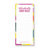 Personalized Back To School 4.25 x 9.25 List Pad - Color Burst