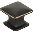 thumbnail image 2 of Atlas Homewares 322 Alcott 1-1/4" Square Cabinet Knob - Bronze, 2 of 7