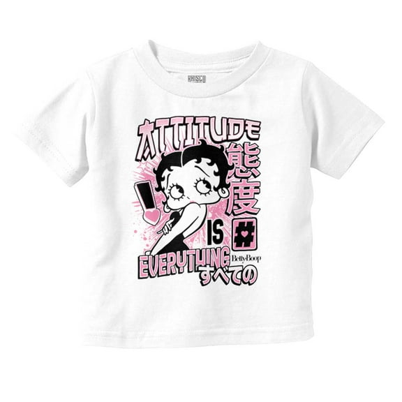 Betty Boop Kanji Hashtag Attitude Youth T Shirt Tee Girls Infant Toddler Brisco Brands 6M