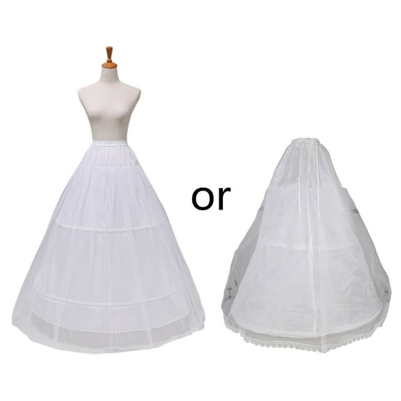 MANNYA 2 Hoops 1-layer Yarn Skirt Bride Bridal Wedding Dress Support Petticoat Women Co