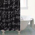 thumbnail image 4 of Math Equations Calculus Black Pattern Shower Curtain 36"x72" ,Bathroom Decorative Shower Curtains Set with 12 Hooks,Modern Waterproof Washable Shower Curtain, 4 of 6
