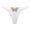 White, variant on Fulorrnie Low Rise Seamless Cotton Panties Butterfly Embroidery Delicate Band Underwear for Women No Show Thongs Ladies Briefs Boyshorts, Black, XL