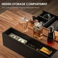 thumbnail image 3 of MagicFox Wooden Cologne Organizer for Men 3 Tier of Cologne Display with Drawer Storage Perfume Oragnizer Display,Great Gift for Man(Black Walnut), 3 of 6
