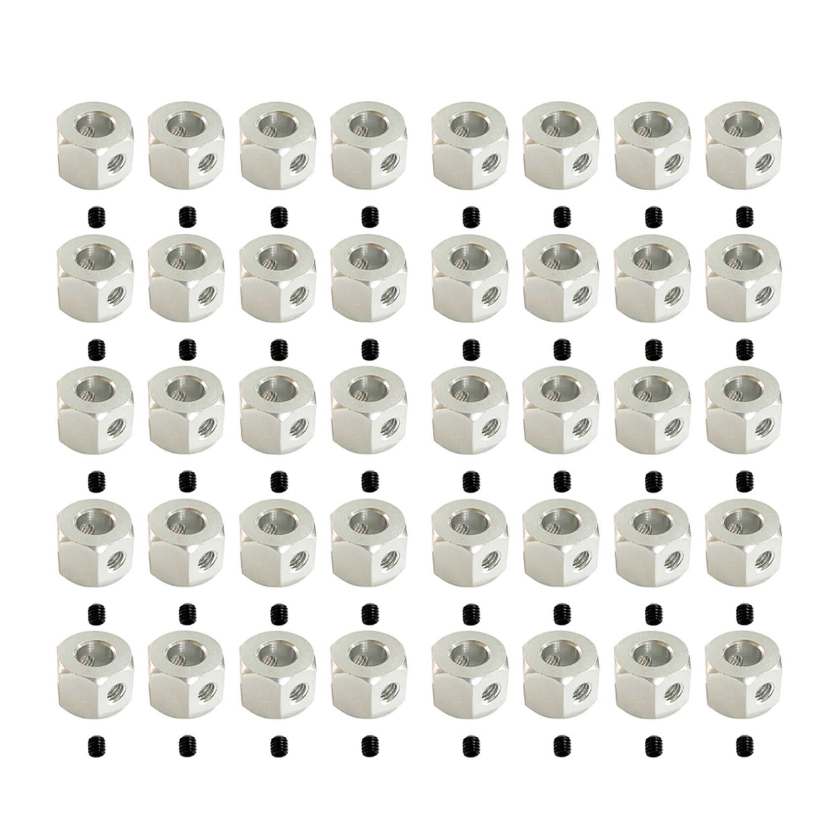 Mtlavishness Adaptador Hexagonal de Cubo de Rueda combinador Hexagonal 4 Piezas Adaptador de Cubo de 5 mm a 12 mm para Camiones WPL D12 1/10 RC