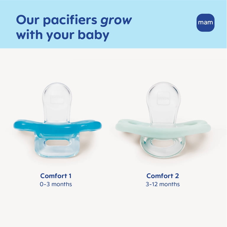 MAM Comfort Newborn Pacifier, 0-3 Months, 2 Pack photo 7