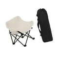 thumbnail image 3 of Silla Plegable para Acampar, Silla de Playa con Bolsillo Lateral, Práctica Silla Lunar para Exteriores, Silla Plegable para Senderismo, Barbacoa,, 3 of 8