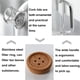 thumbnail image 3 of Hervidor frío de corcho creativo, hervidor frío de vidrio transparente espesado, hervidor de jugo de gran capacidad, hervidor de té, hervidor eléctrico de cerámica (tamaño pequeño 800ML), 3 of 11