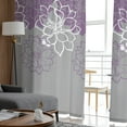 thumbnail image 6 of Colorful Flower Vector Sheer Curtains for Living Room Tulle Curtain for Bedroom Kitchen Window Voile Curtains, 6 of 7