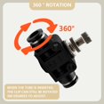 thumbnail image 4 of EcoNesxp 5pcs 6mm pipe OD air flow control valve connector pneumatic speed controller, 4 of 5