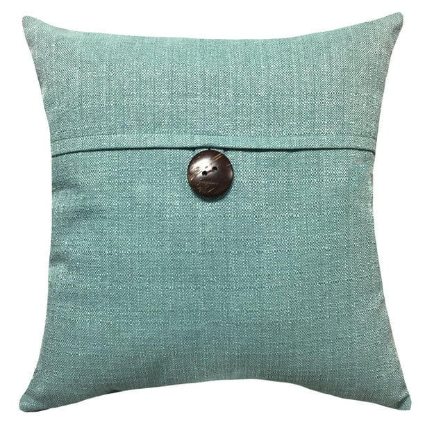 Mainstays Square Coconut Button  Decorative Throw Pillow  