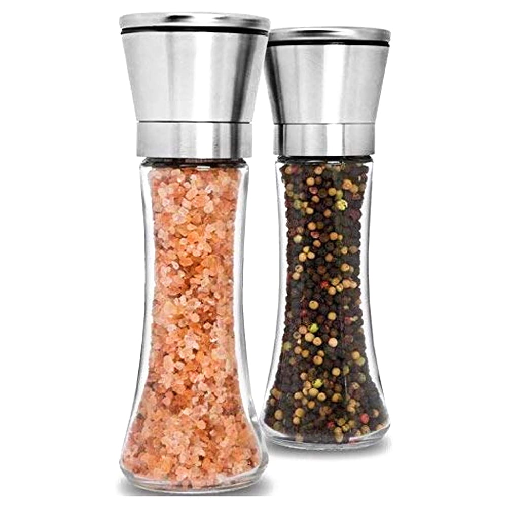 Details about   Salt and Pepper Grinder Electric Mill Stainless Steel Adjustable Coarseness 