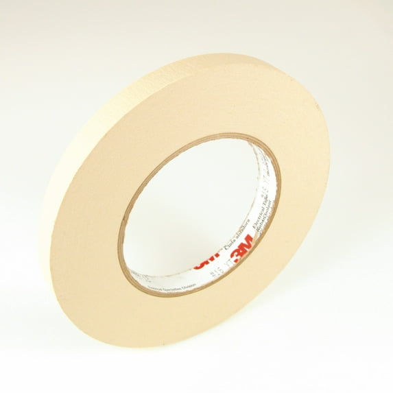 3M Crepe Paper Electrical Tape 16, 23-1/4 in x 60 yd, 3" Paper Core, Log Roll