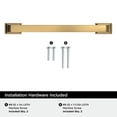 thumbnail image 4 of Amerock Incisive 5-1/16 inch (128mm) Center-to-Center Champagne Bronze Cabinet Pull, 10 Pack, 4 of 4