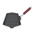 thumbnail image 3 of Gold Coast Cast Iron 13" x 7" Rectangular Black Grill Pan, 3 of 4