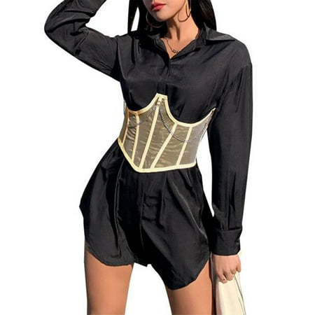 

Aunavey Women Waist Corset Vest Body Underbust Tight Shaper Corset Top Trainer