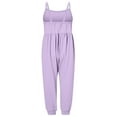 thumbnail image 3 of Girl Jumpsuit Loose Sleeveless Jumpsuit Girls Summer Clothes with Pockets Summer Outfits for Girls 1-2 Years, 3 of 3