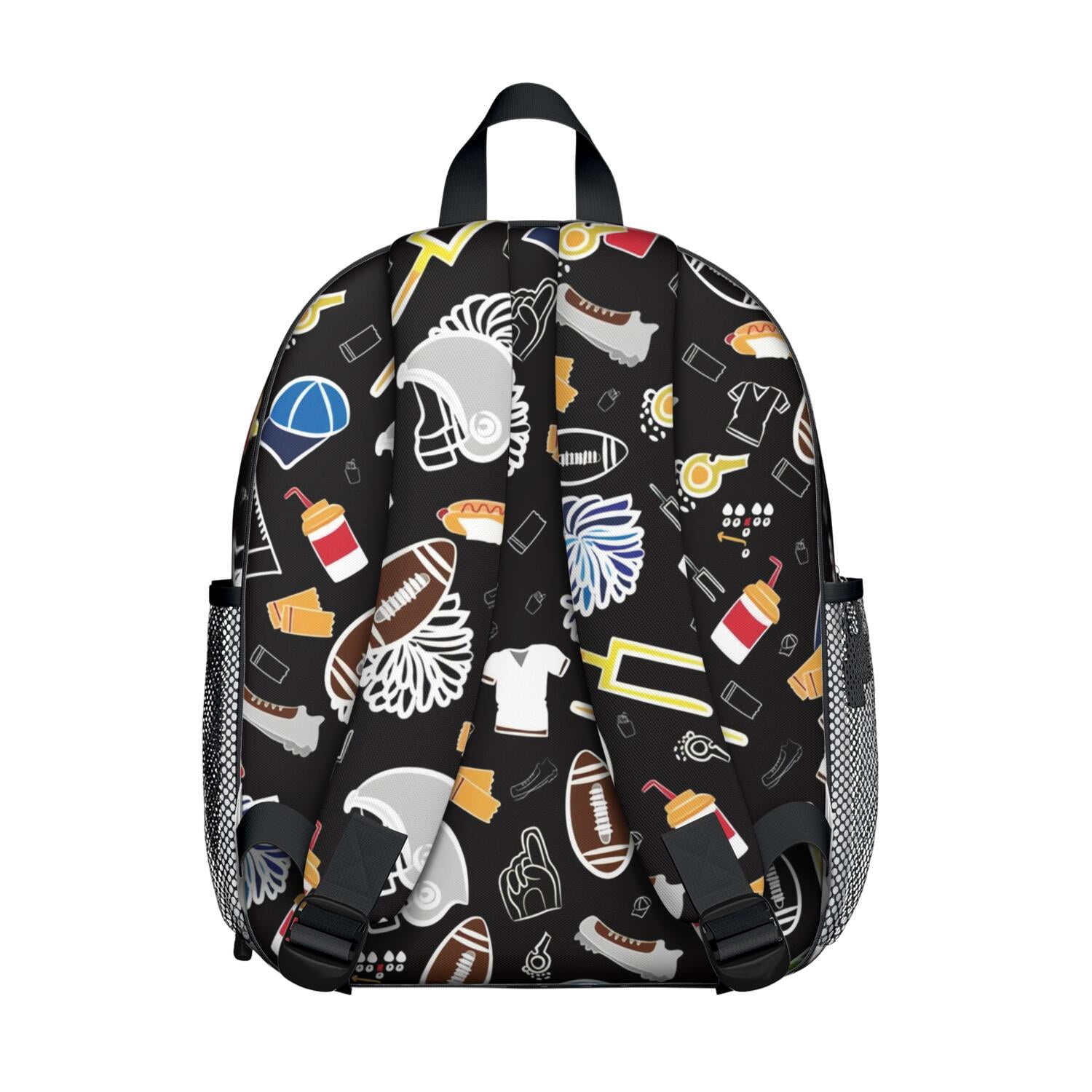 Breathable Padded Backpack for Kids - Spine-Friendly, Waterproof with Prints for Baseball and Basketball