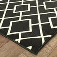 thumbnail image 2 of Sphinx Luna Area Rug 8123B Black Lines Diamonds 2' 3" x  7' 6" Rectangle, 2 of 2