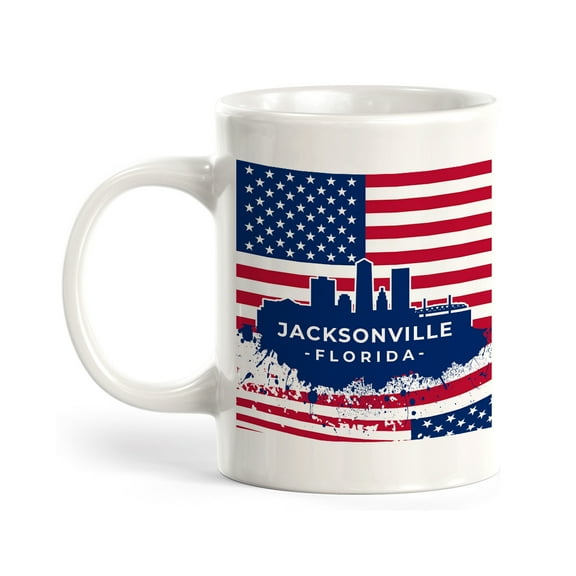 Jacksonville, Florida 11oz Plastic Coffee Mug | Office & Home | American Pride