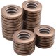 thumbnail image 1 of 50 Uds Anneaux Illets De Rideau Anneaux En Plastique Ronds Clips Anneaux De Bricolage Intrieur Diamtre 40mm(caf), 1 of 5