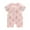 Pink, variant on Fesfesfes Newborn Infant Onesie Baby Girls Boys Bodysuit Summer Short Sleeve Sleepwear One-piece Cartoon Romper Jumpsuit On Sale