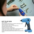 thumbnail image 3 of Pistola De Pegamento Caliente Inalámbrica, Pistola De Pegamento Caliente De 100 W, De Goma De Calentamiento Rápido, Seguro Para Reparación Del Hogar Escolar, 3 of 7