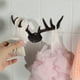 thumbnail image 2 of Gancho de pared de asta de hierro para gato, gancho decorativo de asta de ciervo Vintage para entrada, baño y dormitorio, 2 of 6